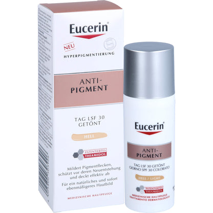 Eucerin Anti-Pigment Tag LSF30 getönt hell 50 ML