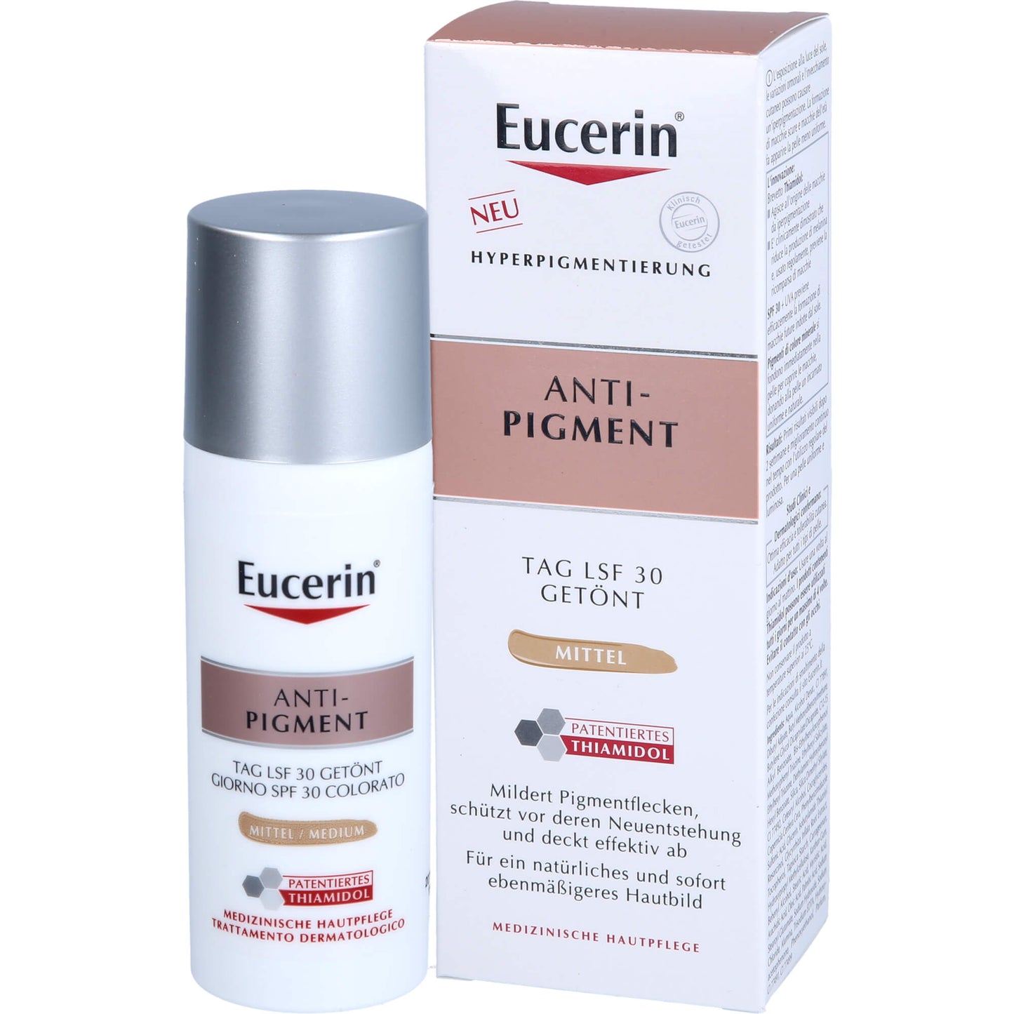 Eucerin Anti-Pigment Tag LSF30 getönt mittel 50 ML