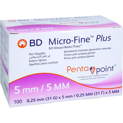 BD MICRO-FINE+ Pen-Nadeln 0,25x5 mm 31 G 100 St