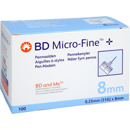 BD MICRO-FINE+ Pen-Nadeln 0,25x8 mm 31 G 100 St