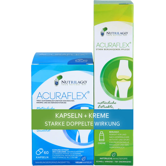 ACURAFLEX Komplett 60 Kaps.+100 ml Creme Nutrilago 1 St
