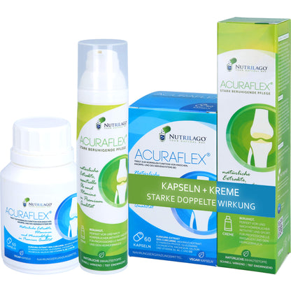 ACURAFLEX Komplett 60 Kaps.+100 ml Creme Nutrilago 1 St