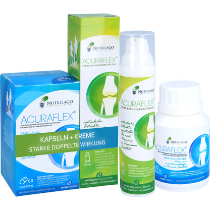 ACURAFLEX Komplett 60 Kaps.+100 ml Creme Nutrilago 1 St