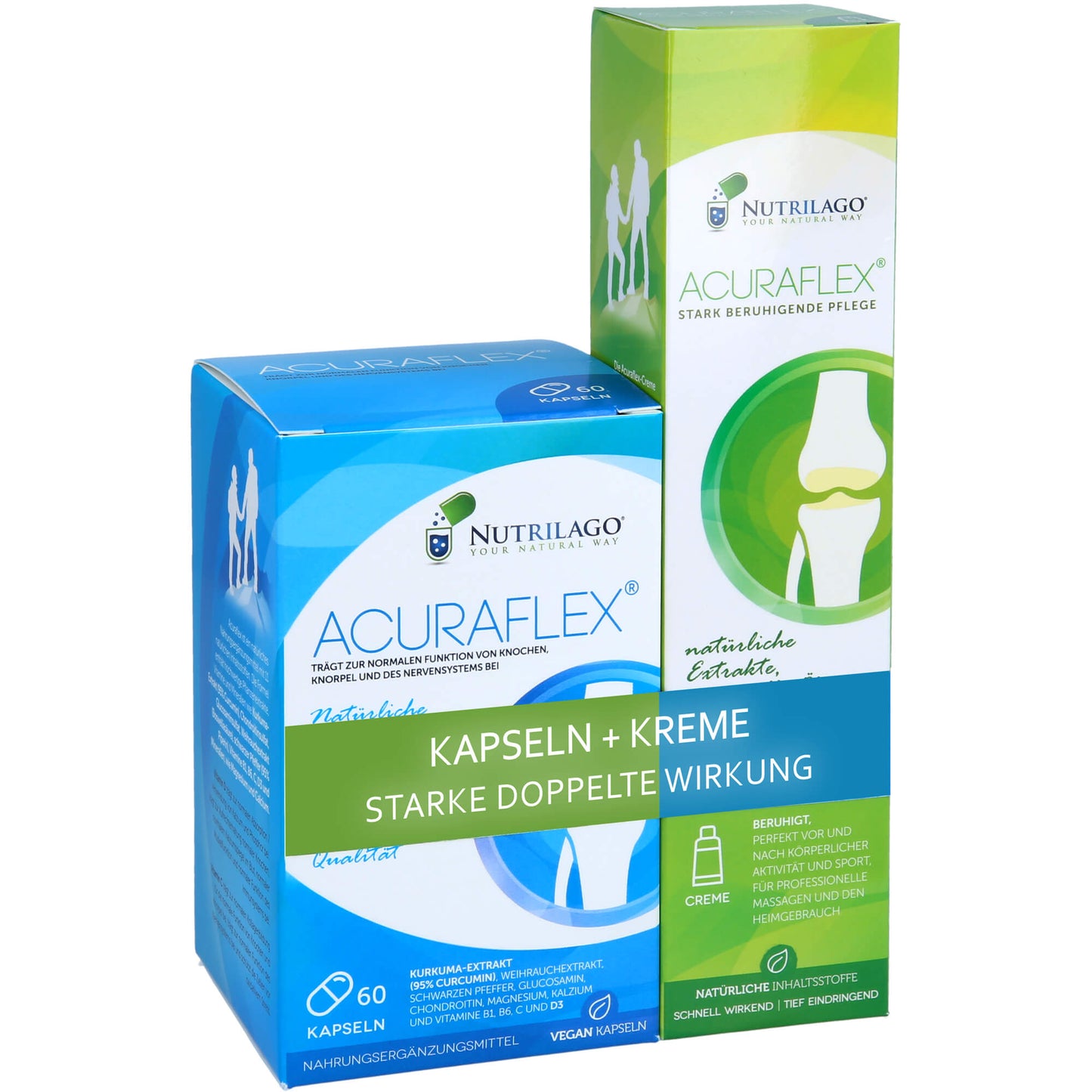ACURAFLEX Komplett 60 Kaps.+100 ml Creme Nutrilago 1 St