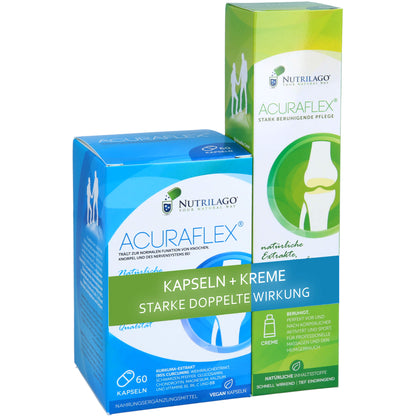 ACURAFLEX Komplett 60 Kaps.+100 ml Creme Nutrilago 1 St
