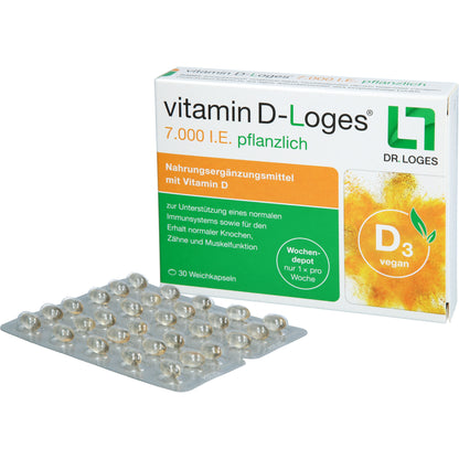 VITAMIN D-LOGES 7.000 I.E. pflanzlich Wochendepot 30 St