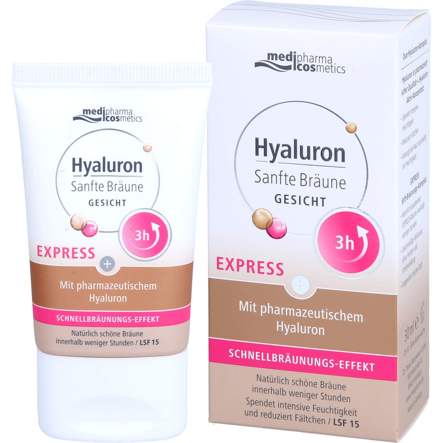HYALURON SANFTE Bräune Express Gesicht Creme 30 ml