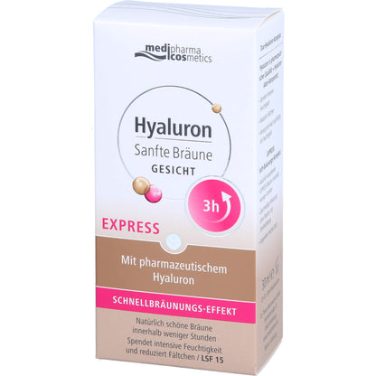 HYALURON SANFTE Bräune Express Gesicht Creme 30 ml