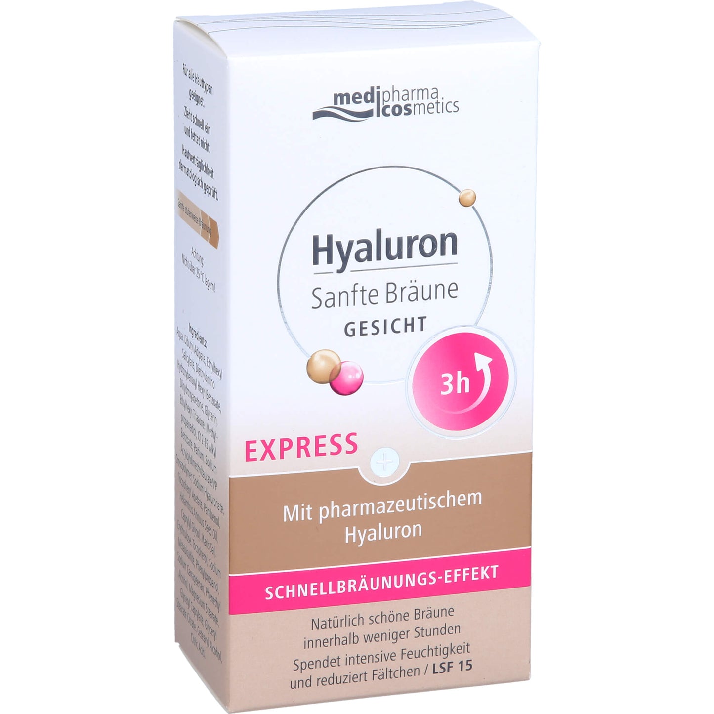 HYALURON SANFTE Bräune Express Gesicht Creme 30 ml