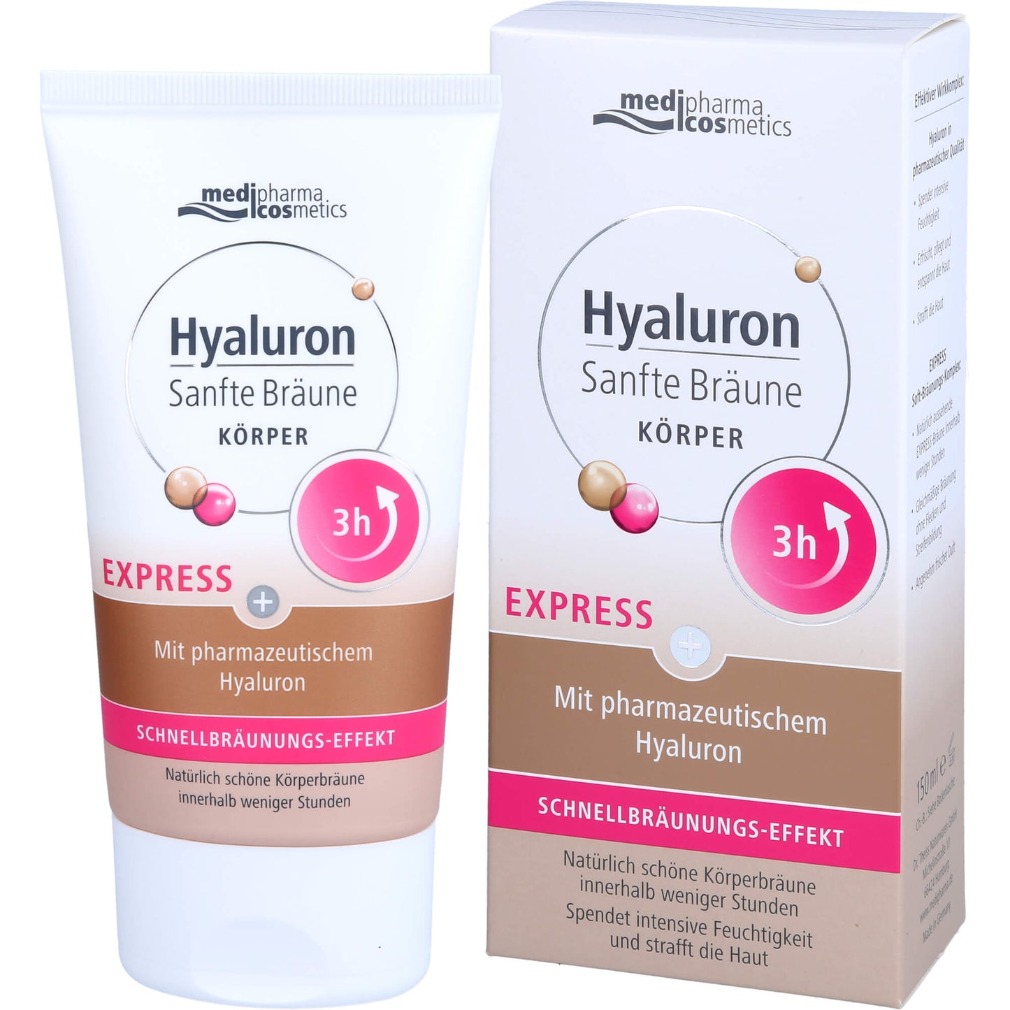 HYALURON SANFTE Bräune Express Körper Creme 150 ml