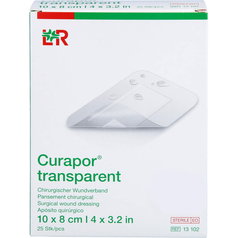 CURAPOR TRAN WUNDV ST 10X8 25 St