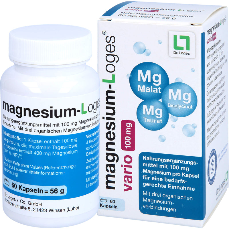 MAGNESIUM LOGES VAR 100MG 60 St