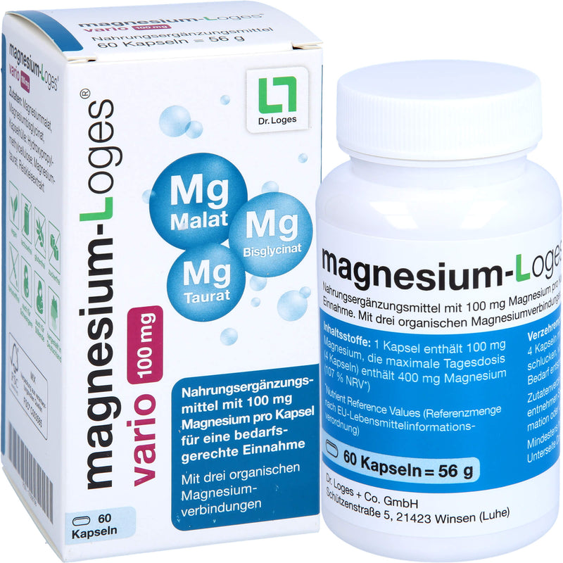 MAGNESIUM LOGES VAR 100MG 60 St