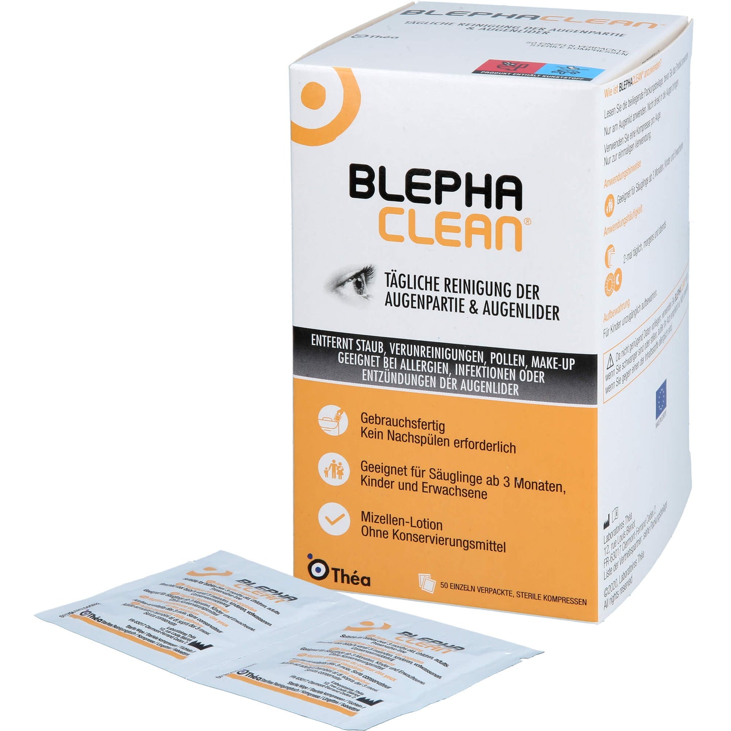 BLEPHACLEAN Kompressen sterile 50 St