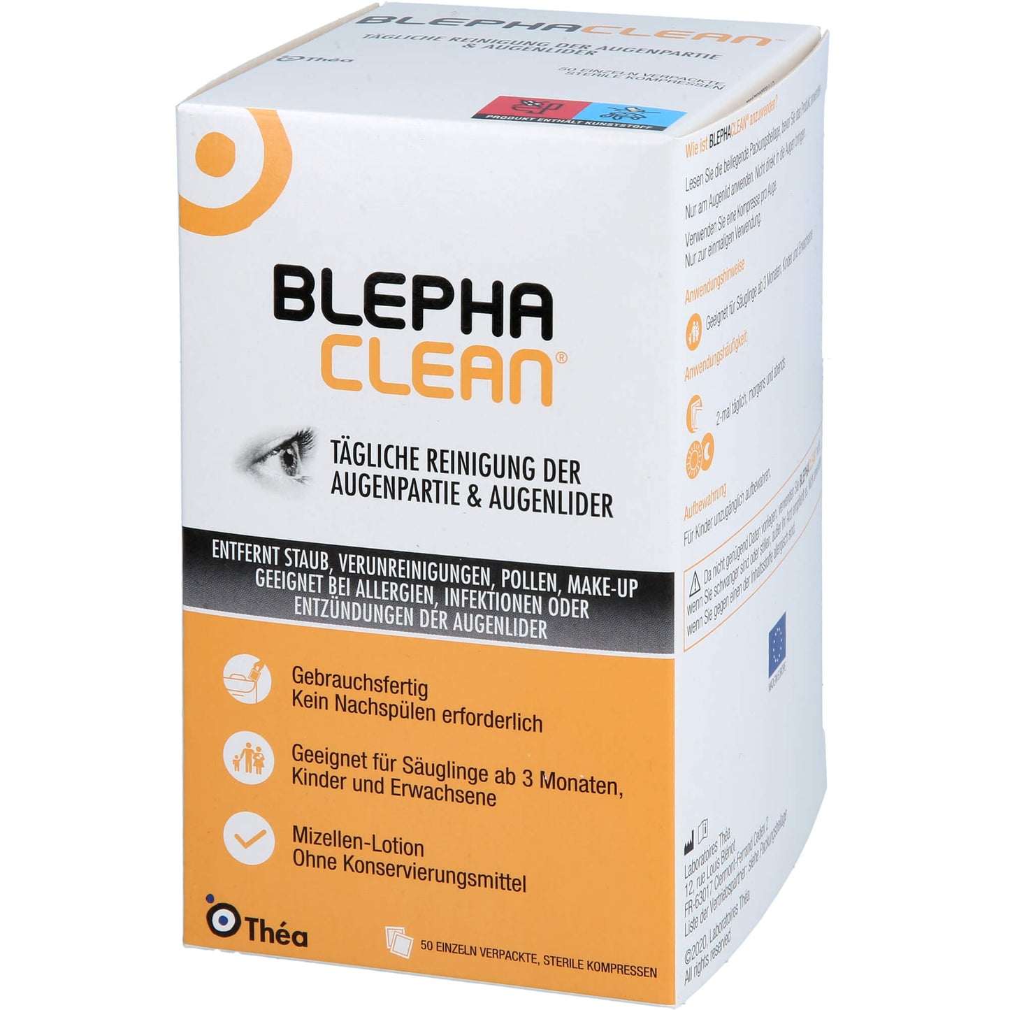 BLEPHACLEAN Kompressen sterile 50 St