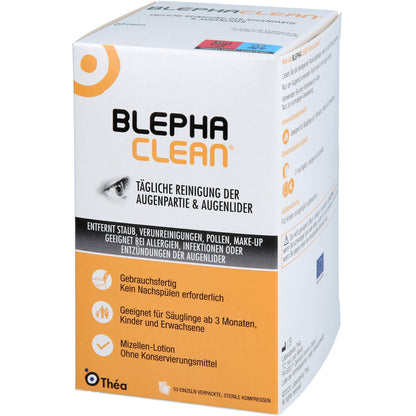 BLEPHACLEAN Kompressen sterile 50 St