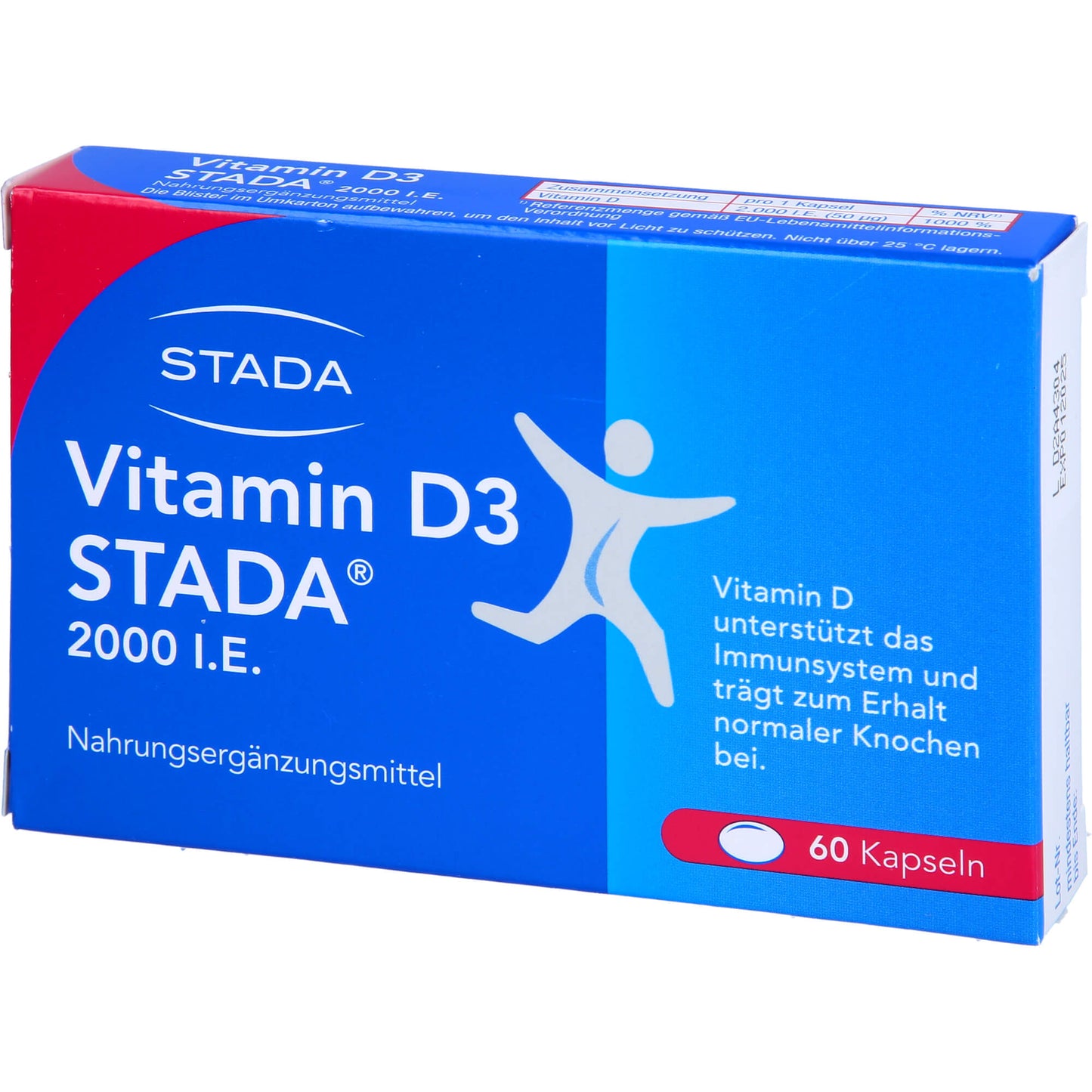 Vitamin D3 STADA 2000 I.E. 60 ST