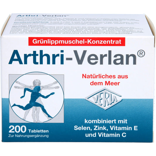 ARTHRI-VERLAN zur Nahrungsergänzung Tabletten 200 St