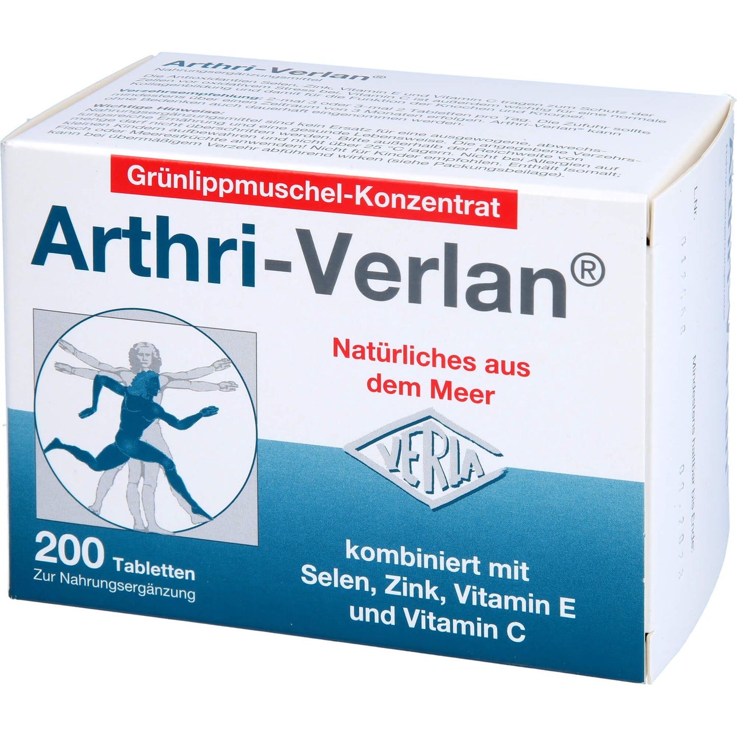 ARTHRI-VERLAN zur Nahrungsergänzung Tabletten 200 St