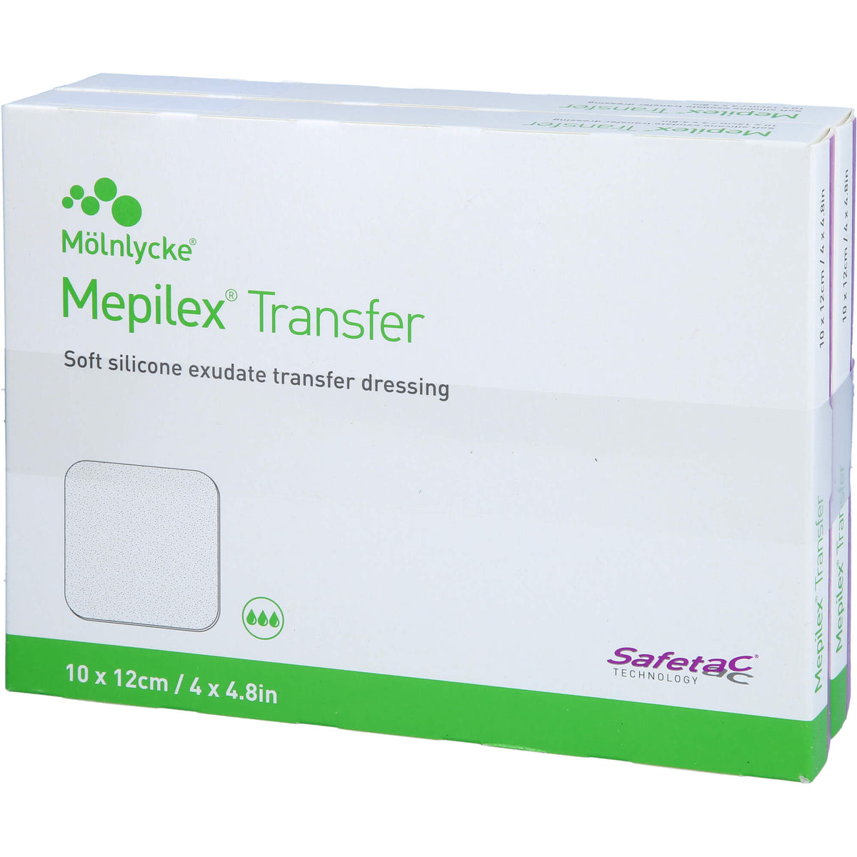 MEPILEX Transfer Schaumverband 10x12 cm steril 10 St