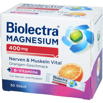 Biolectra MAGNESIUM 400mg Nerven & Muskeln Vital 30 St