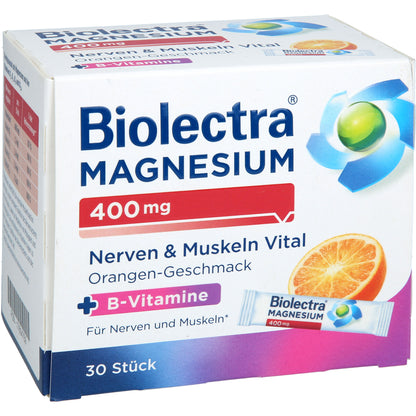 Biolectra MAGNESIUM 400mg Nerven & Muskeln Vital 30 St