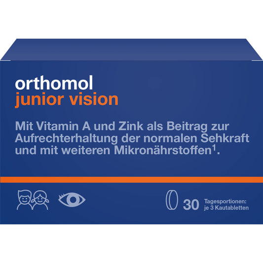 ORTHOMOL Junior vision Kautabletten 30 St