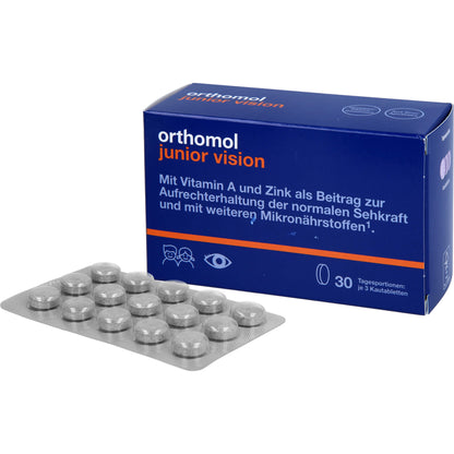 ORTHOMOL Junior vision Kautabletten 30 St