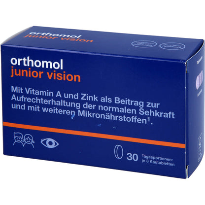 ORTHOMOL Junior vision Kautabletten 30 St