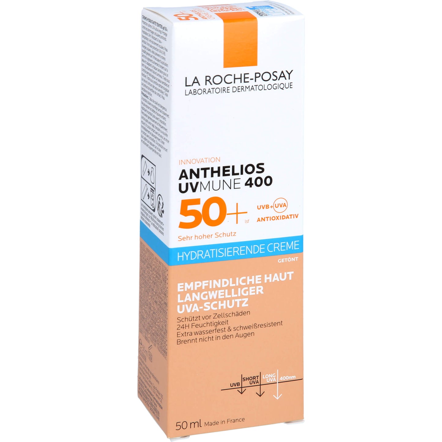 ROCHE-POSAY Anthelios hydratis.Cre.getönt LSF 50+ 50 ML