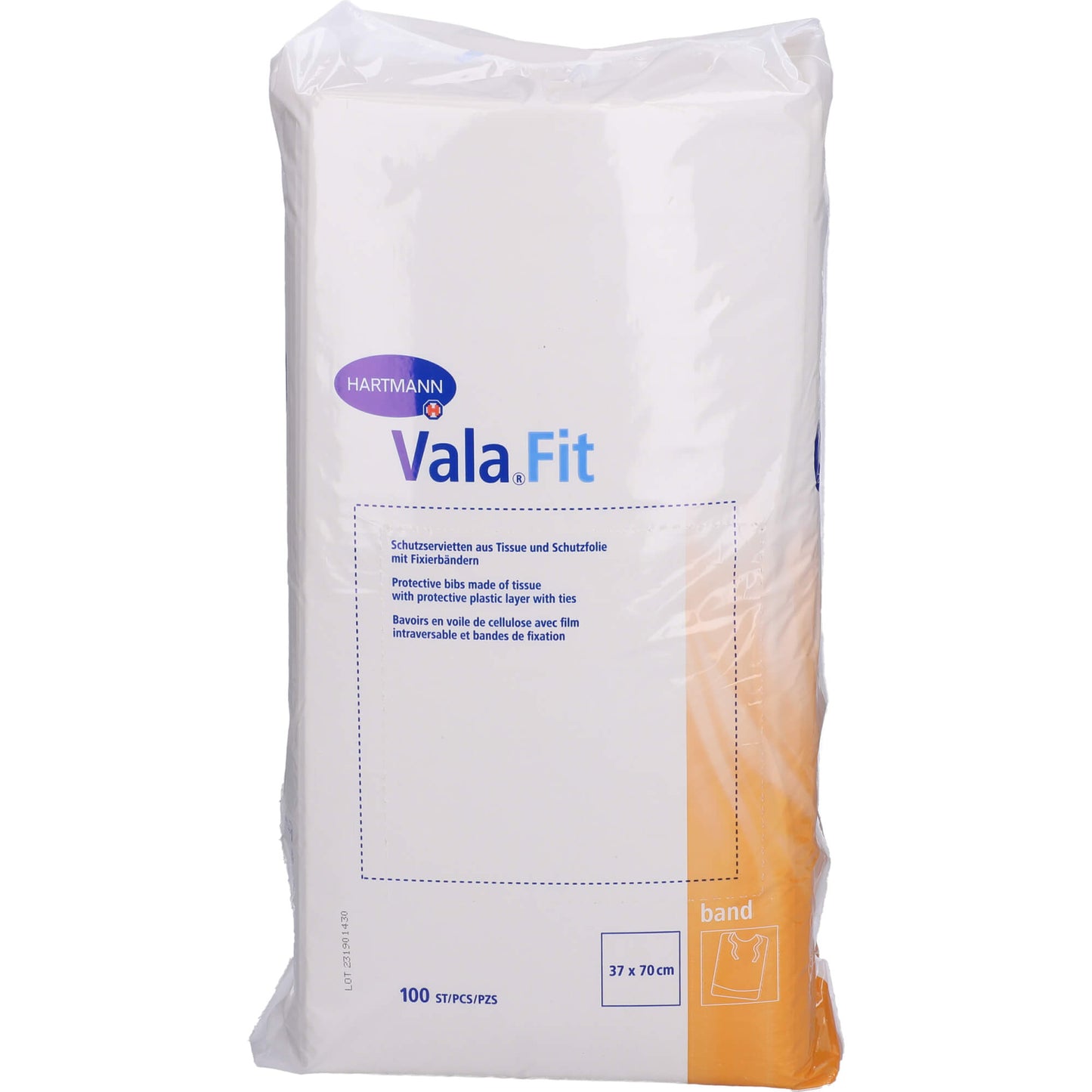 VALAFIT Band Schutzlätzchen 37x70 cm 100 St