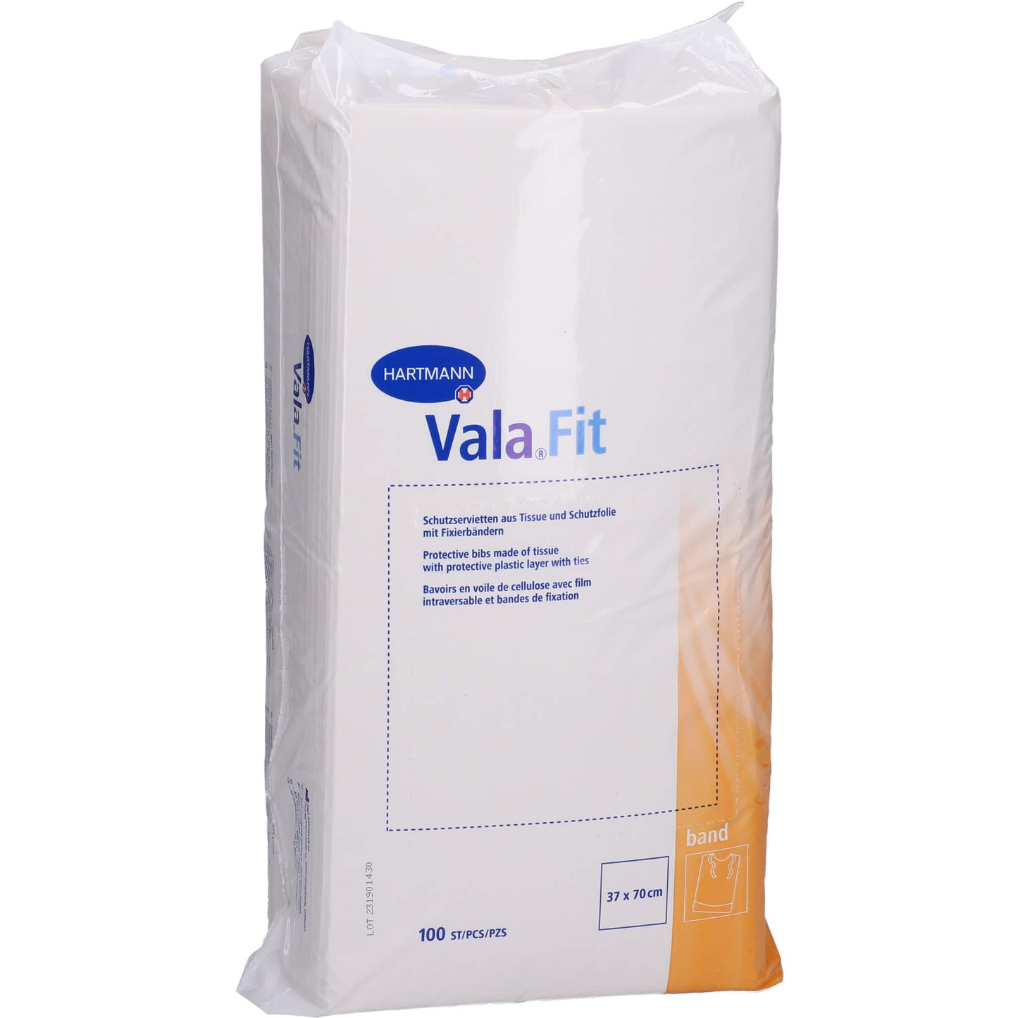 VALAFIT Band Schutzlätzchen 37x70 cm 100 St