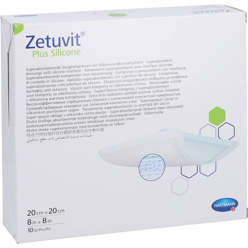 ZETUVIT PL SIL ST 20X20CM 10 St