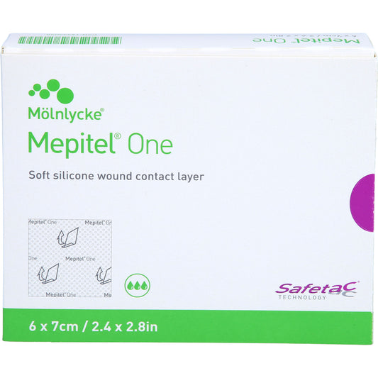 MEPITEL One 6x7 cm Silikon Netzverband 5 St