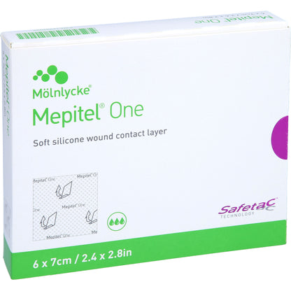 MEPITEL One 6x7 cm Silikon Netzverband 5 St