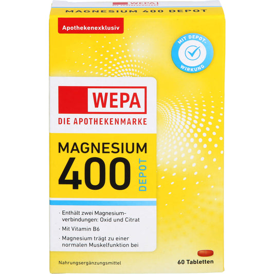 WEPA Magnesium 400 DEPOT + B6 60 ST