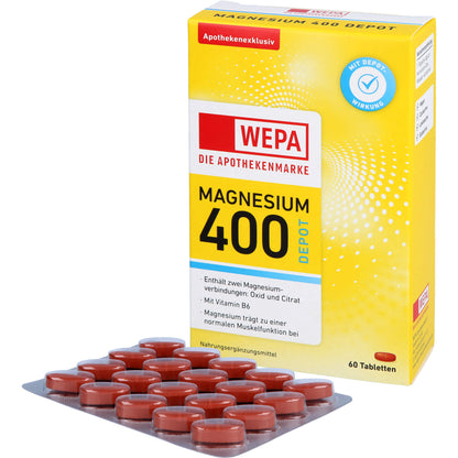 WEPA Magnesium 400 DEPOT + B6 60 ST