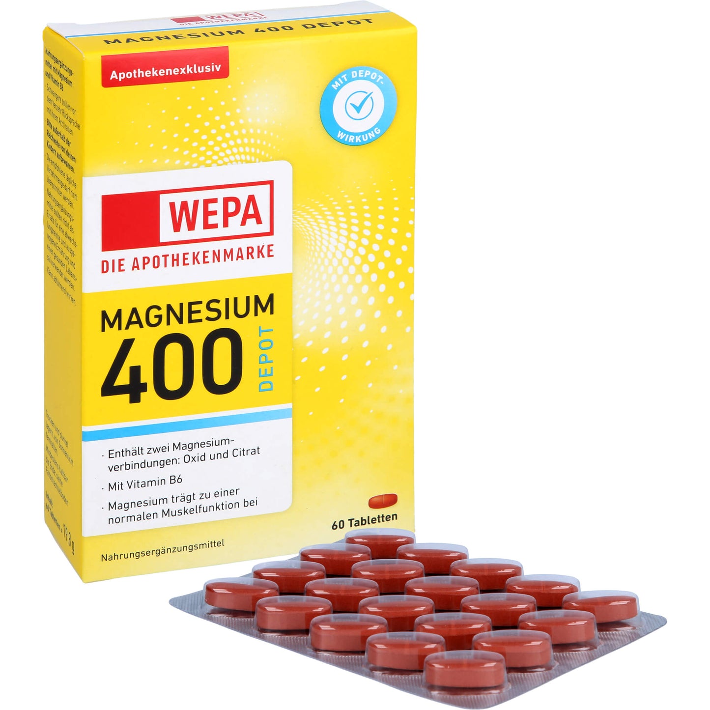 WEPA Magnesium 400 DEPOT + B6 60 ST