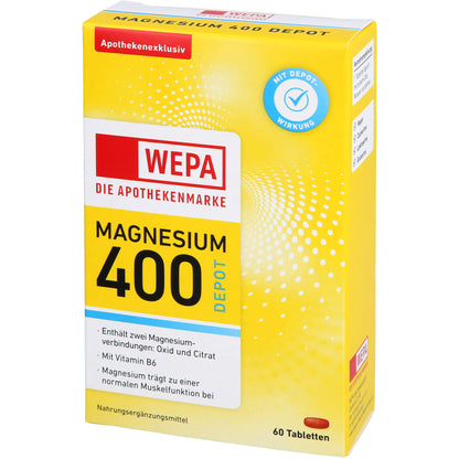 WEPA Magnesium 400 DEPOT + B6 60 ST