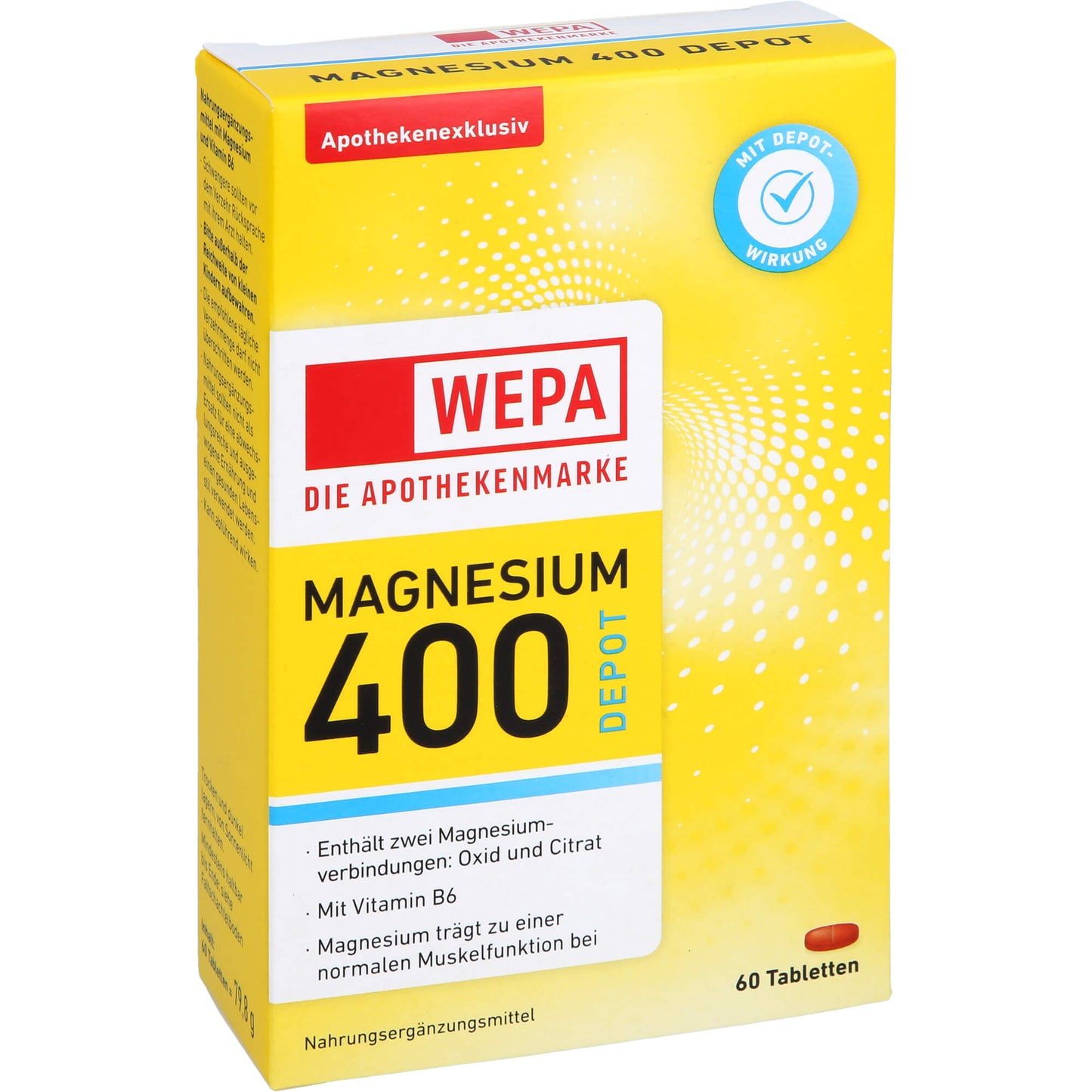 WEPA Magnesium 400 DEPOT + B6 60 ST