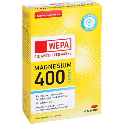 WEPA Magnesium 400 DEPOT + B6 60 ST