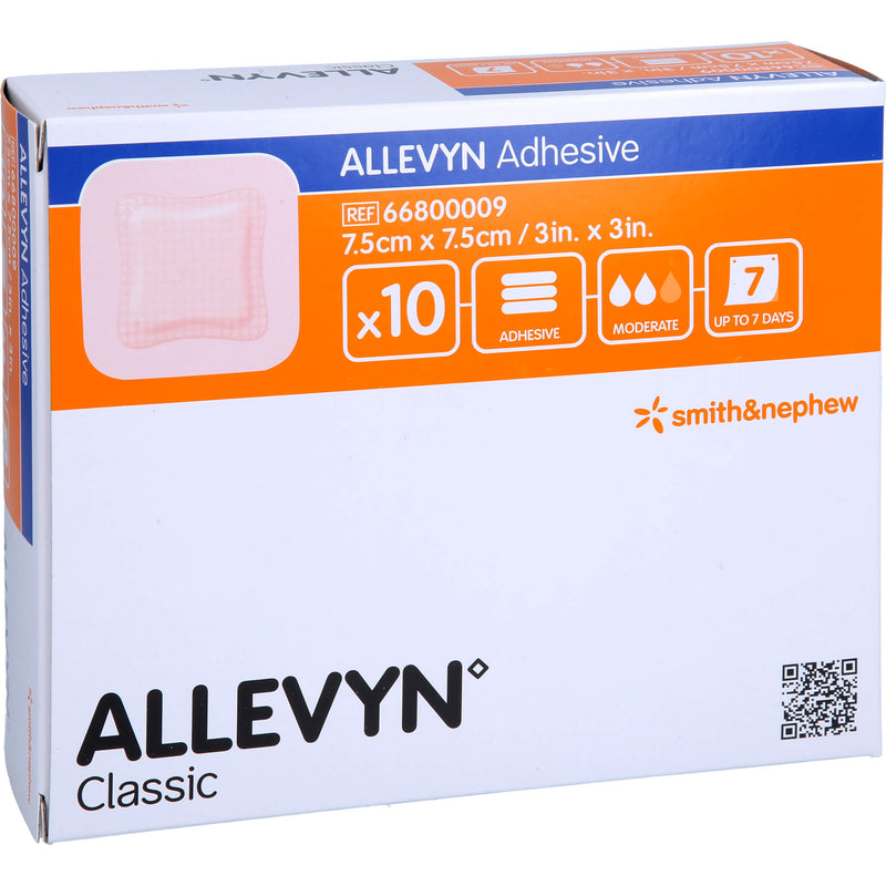 ALLEVYN ADH 7.5X7.5CM 10 St