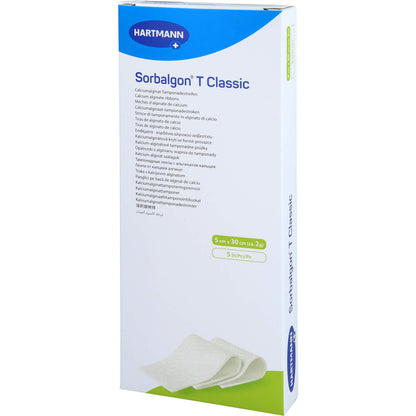 SORBALGON T Classic 2 g steril 30 cm Tamponadestr. 5 St