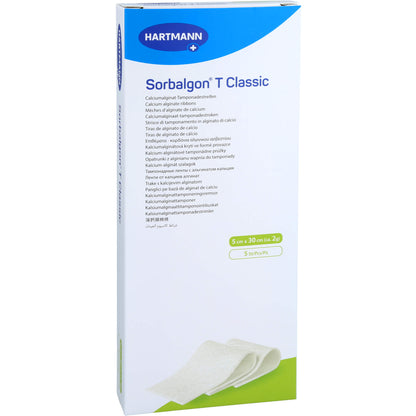 SORBALGON T Classic 2 g steril 30 cm Tamponadestr. 5 St