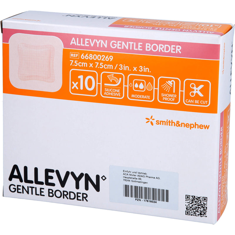 ALLEVYN GENT BOR 7.5X7.5CM 10 St