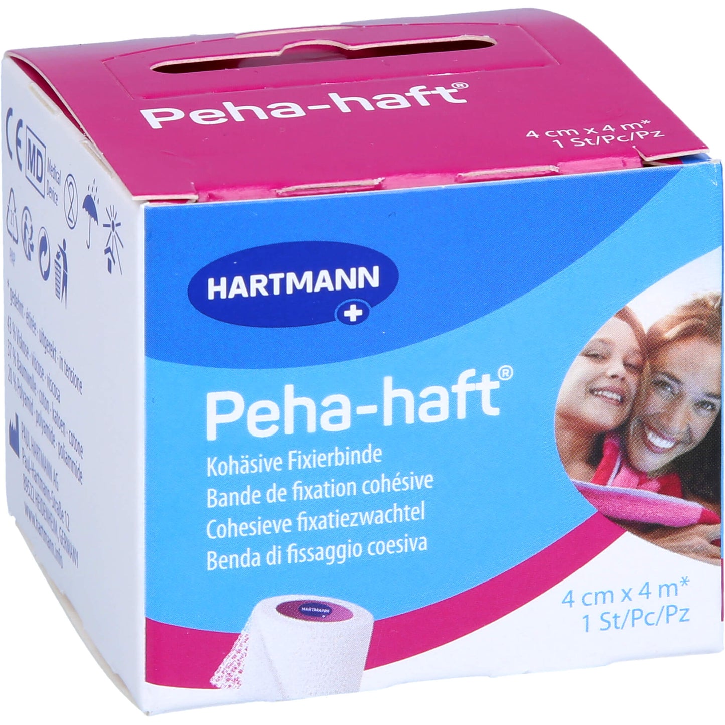 PEHA-HAFT Fixierbinde 4 cmx4 m 1 St