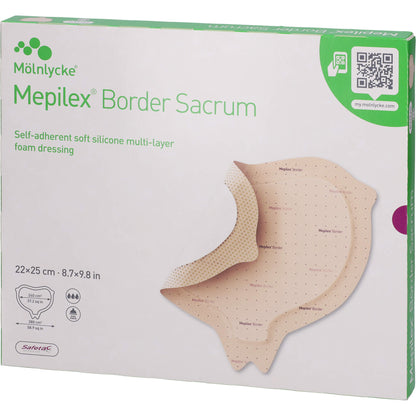 MEPILEX Border Sacrum Schaumverb.22x25 cm steril 5 St
