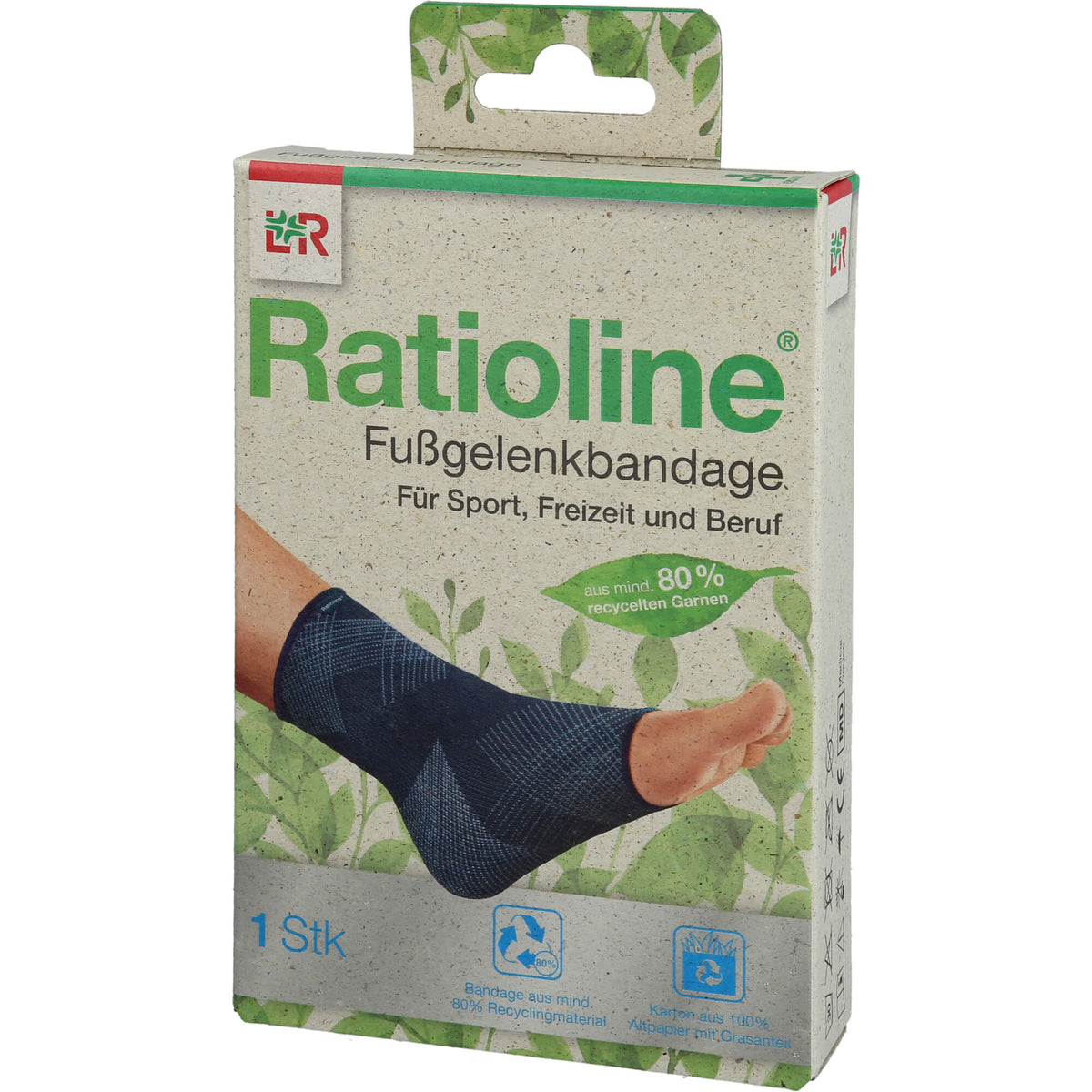 Ratioline Fußgelenkbandage Gr. M 1 ST
