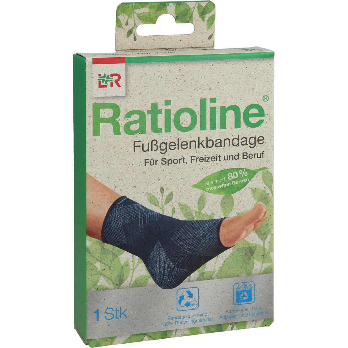 Ratioline Fußgelenkbandage Gr. L 1 ST