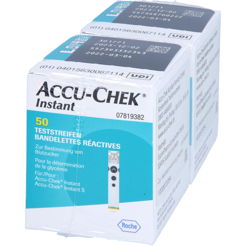 ACCU CHEK INSTANT TESTSTRE 2X50 St